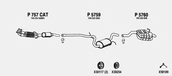 Exhaust System SK714