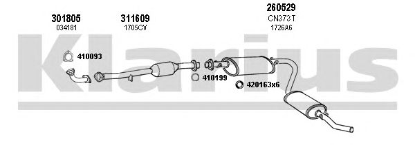 Exhaust System 180371E