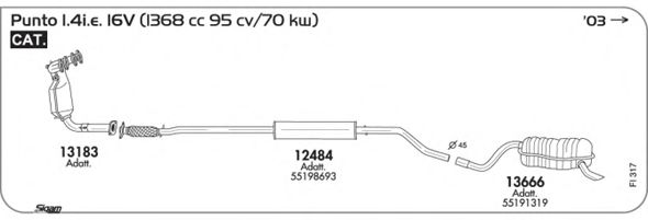 Exhaust System FI317