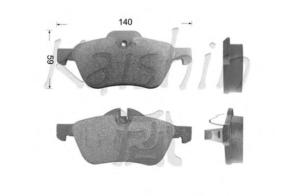 Brake Pad Set, disc brake D10149