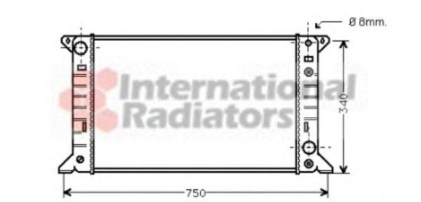 Radiator, engine cooling 18002083