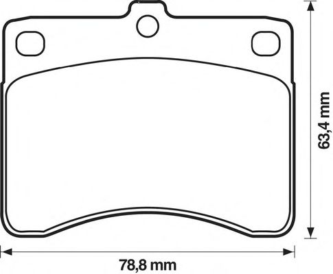 Brake Pad Set, disc brake 572118J