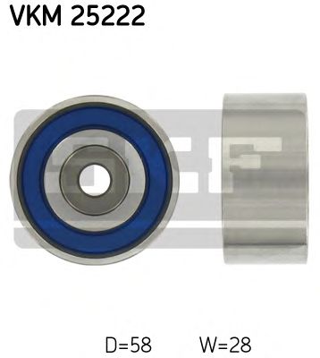 Deflection/Guide Pulley, timing belt VKM 25222