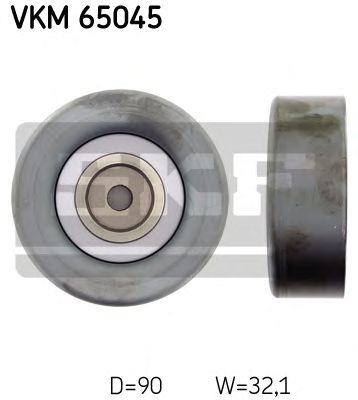 Deflection/Guide Pulley, v-ribbed belt VKM 65045