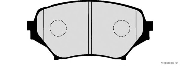 Комплект тормозных колодок, дисковый тормоз J3603066