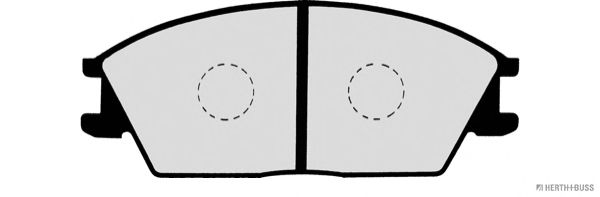 Комплект тормозных колодок, дисковый тормоз J3604020