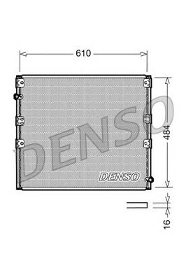 Condensator, airconditioning DCN50020
