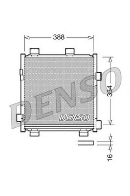 Condensador, ar condicionado DCN50040