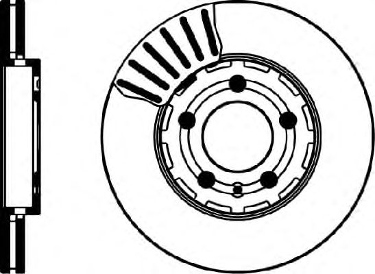 Тормозной диск MDC1019