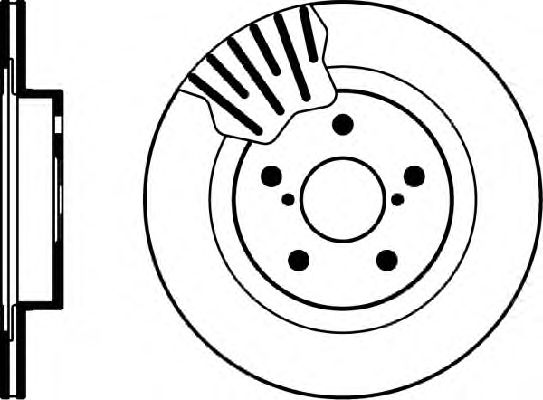 Тормозной диск MDC1350
