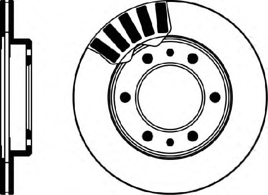 Тормозной диск MDC879