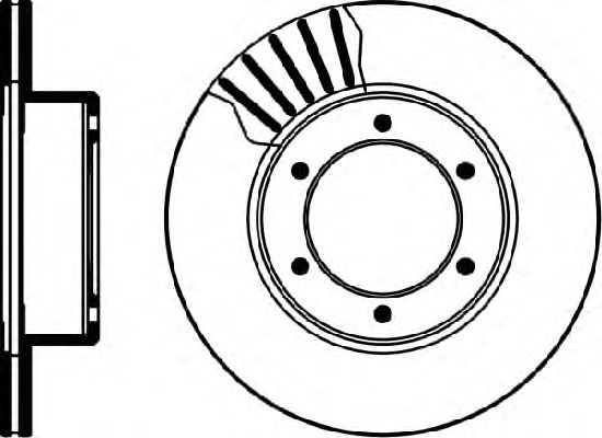 Тормозной диск MDC891