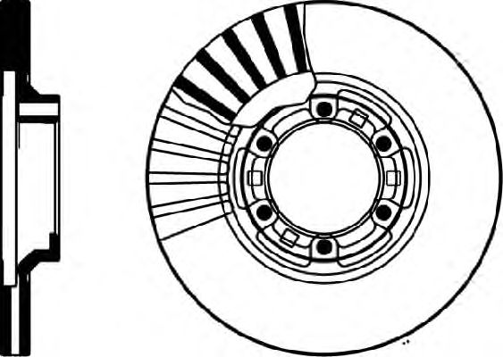 Тормозной диск MDC929