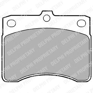 Brake Pad Set, disc brake LP578