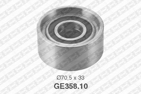 Deflection/Guide Pulley, timing belt GE358.10