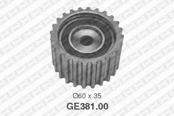 Deflection/Guide Pulley, timing belt GE381.00