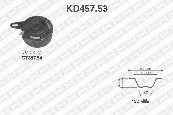 Timing Belt Kit KD457.53