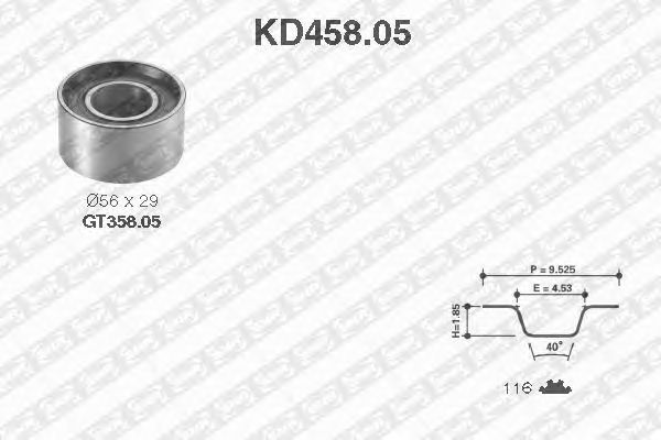 Timing Belt Kit KD458.05