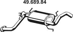 Глушитель выхлопных газов конечный 49.689.84