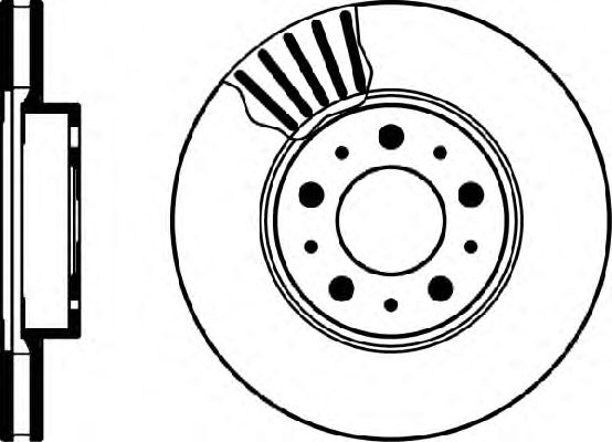 Тормозной диск 54018