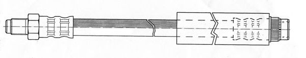Tubo flexible de frenos 70267