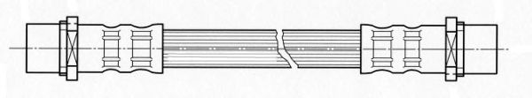Tubo flexible de frenos 70316