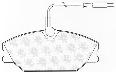 Комплект тормозных колодок, дисковый тормоз BP605