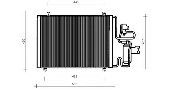 Condensator, airconditioning QCN14