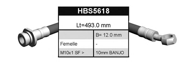 Тормозной шланг BFH5618