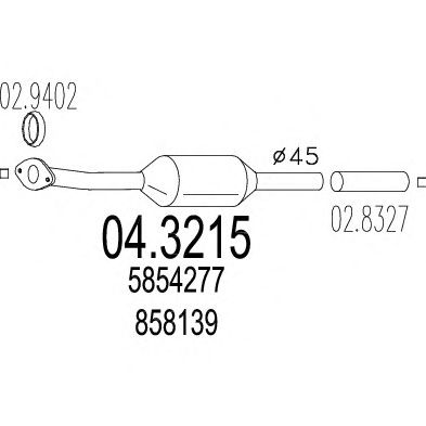 Catalytic Converter 04.3215