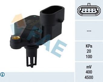 Sensor, intake manifold pressure 15071
