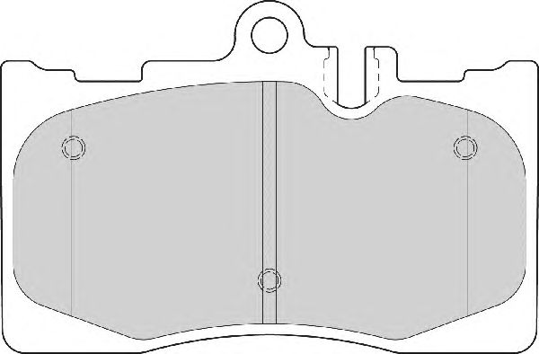 Brake Pad Set, disc brake FD7100A