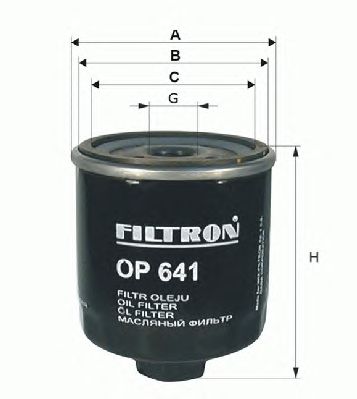 Filtro de aceite OP641