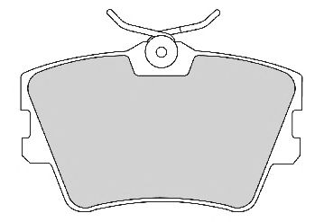 Комплект тормозных колодок, дисковый тормоз AVR138