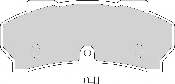 Комплект тормозных колодок, дисковый тормоз AVR142