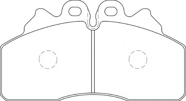 Комплект тормозных колодок, дисковый тормоз G6969