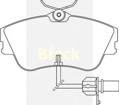 Brake Pad Set, disc brake 21479 00 W