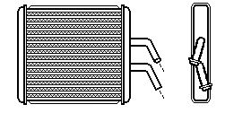 Permutador de calor, aquecimento do habitáculo 265M02
