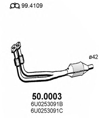 Catalytic Converter 50.0003