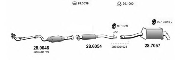 Exhaust System ART3998
