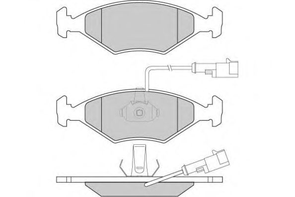 Brake Pad Set, disc brake 12-0776
