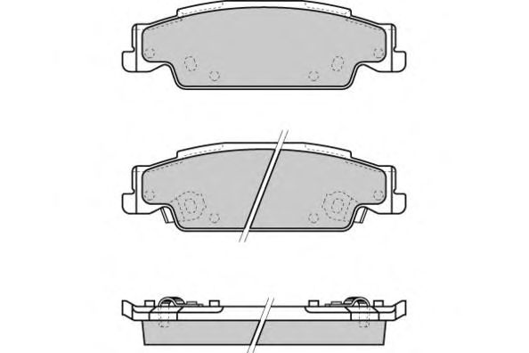 Brake Pad Set, disc brake 12-1345