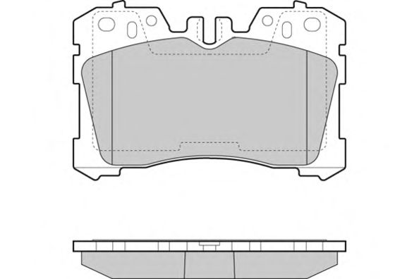 Комплект тормозных колодок, дисковый тормоз 12-1462