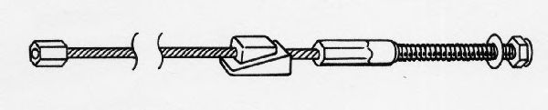 Kabel, parkeringsbremse FO02196