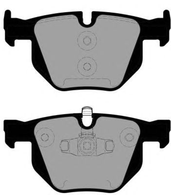 Комплект тормозных колодок, дисковый тормоз PA1830