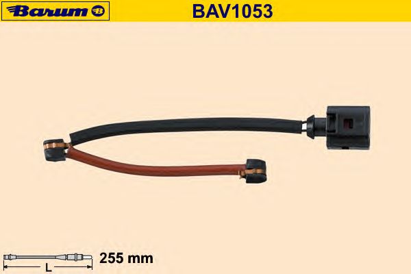 Warning Contact, brake pad wear BAV1053