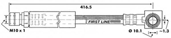 Tubo flexível de travão FBH6349