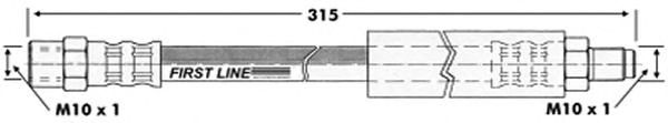 Tubo flexível de travão FBH6431