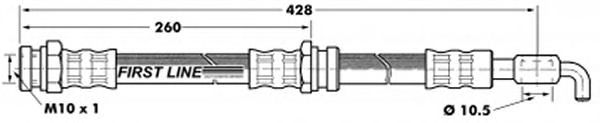 Tubo flexível de travão FBH7076
