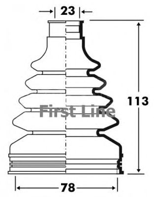 Joint-soufflet, arbre de commande FCB2886